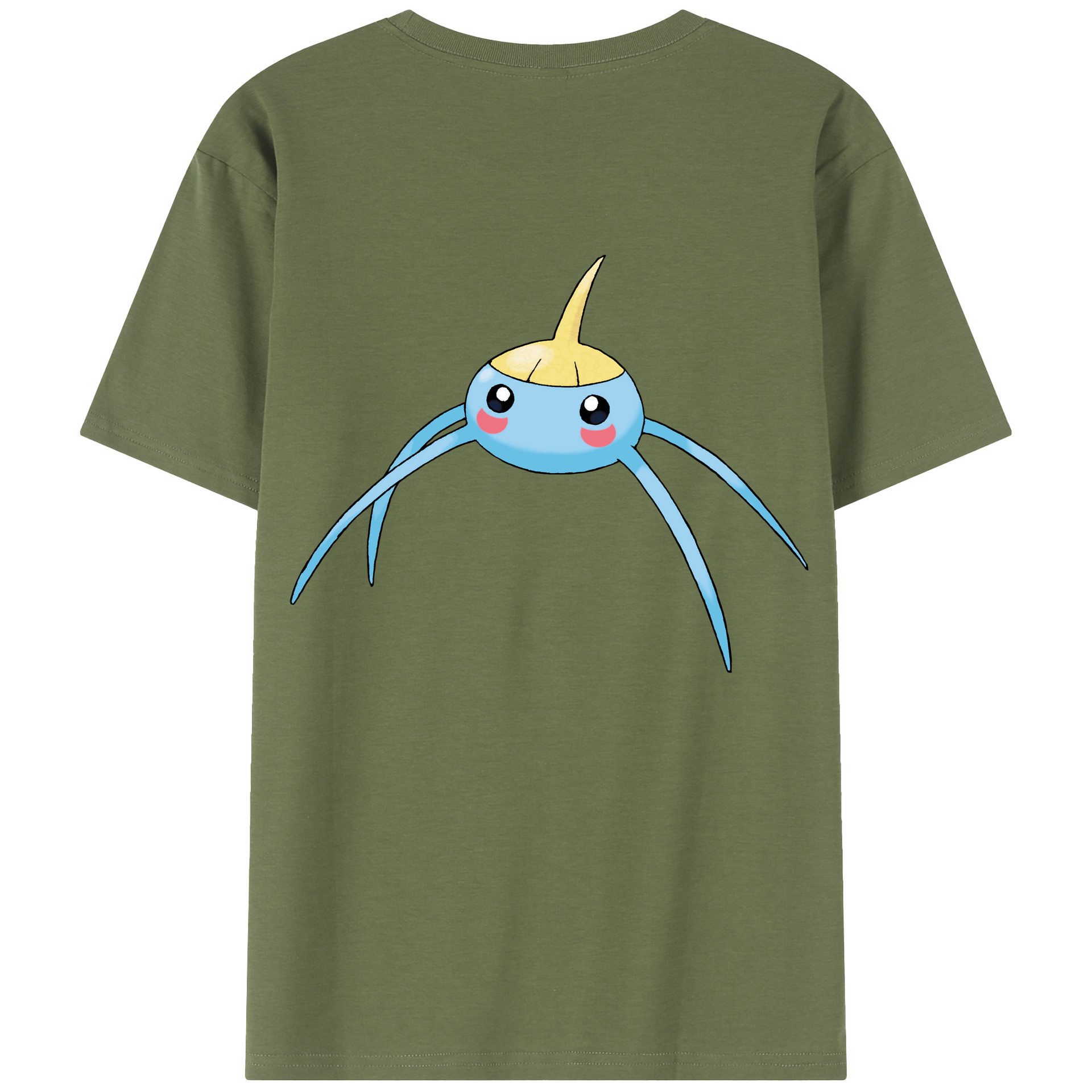 （画像用） ポケットモンスター Pokémon 綿100％半袖Tシャツ（背面プリント）